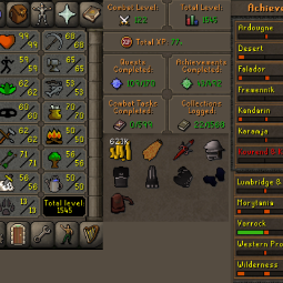 1545 Total | 218 QP | Fire Cape | Void | Dragon Defender | Firecape | 99 Attack | 99 Strength | 99 Hp | DT1 | MM1 | DS1 | Main | +RS3 1698 Total 0
